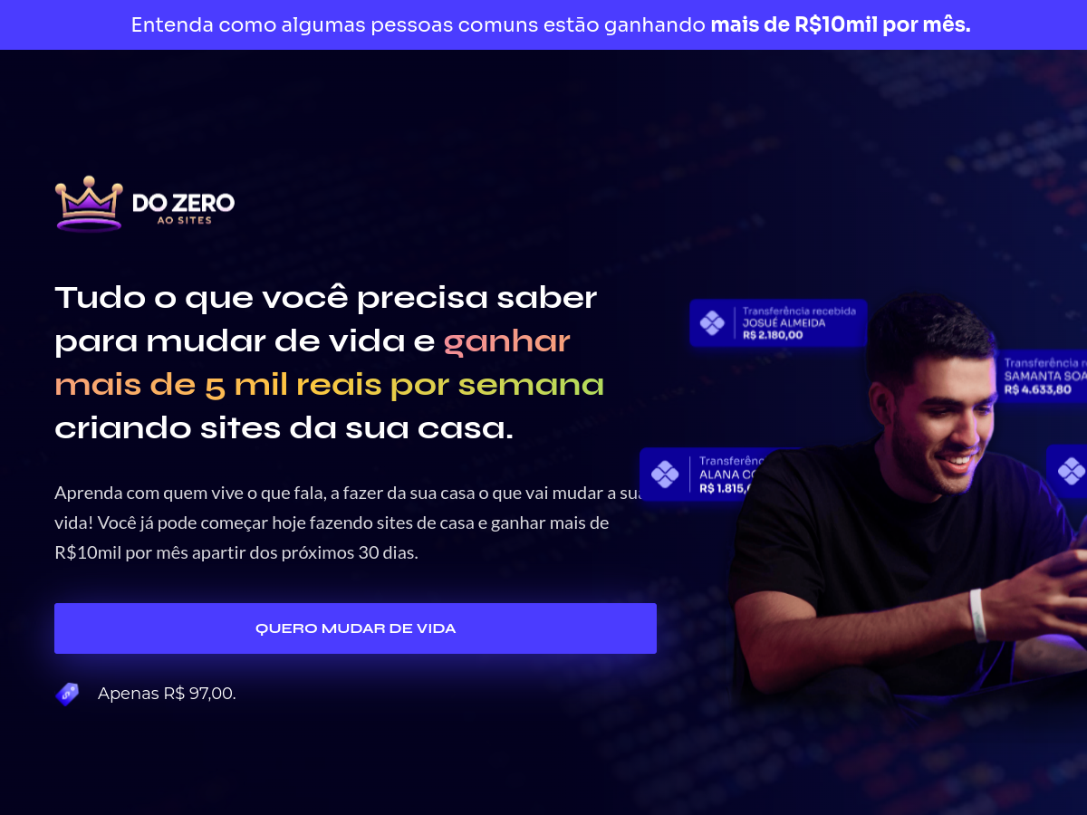 Captura do projeto Herbert Carnaúba